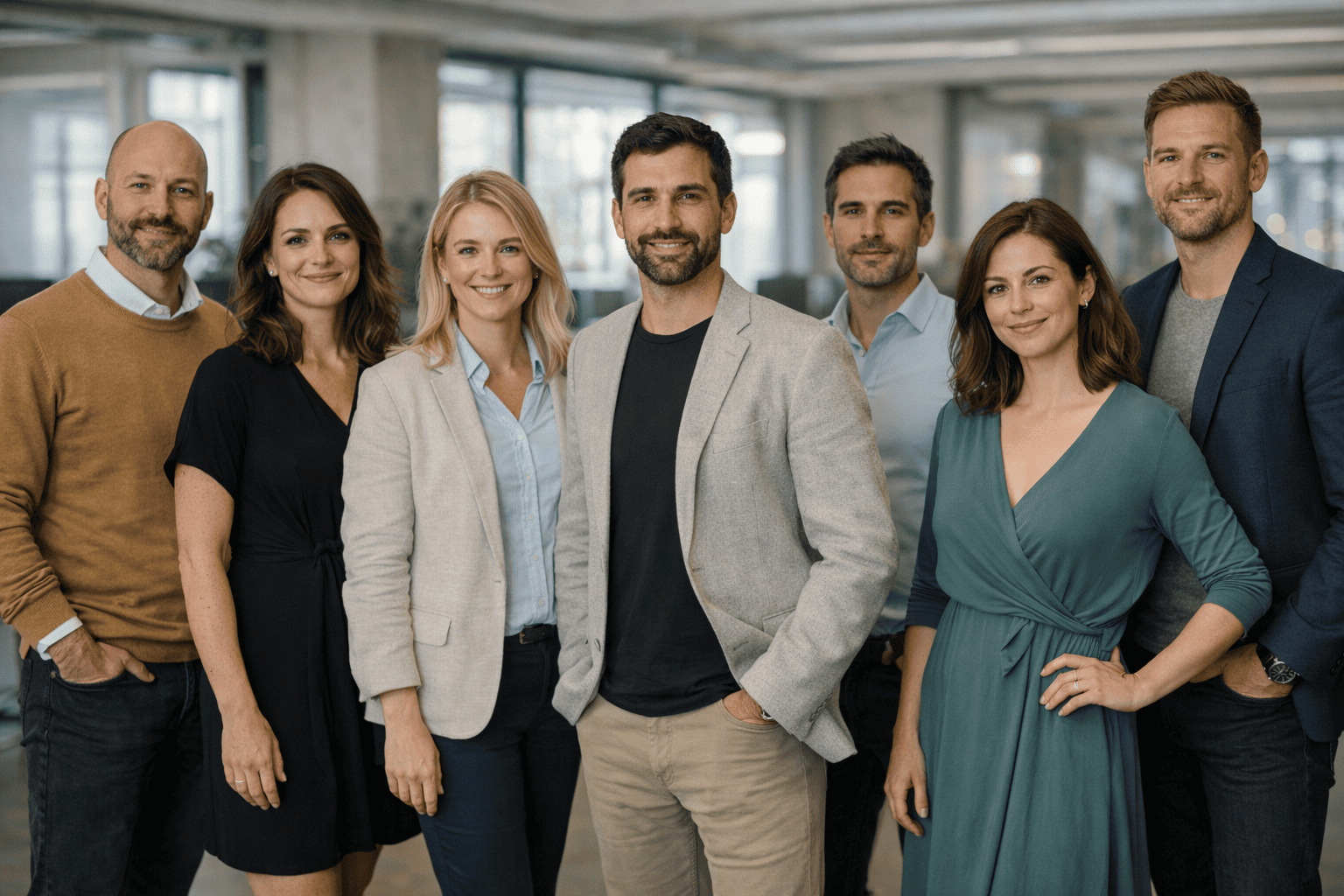 Team working on AI trading platform — Stark Värdeborg